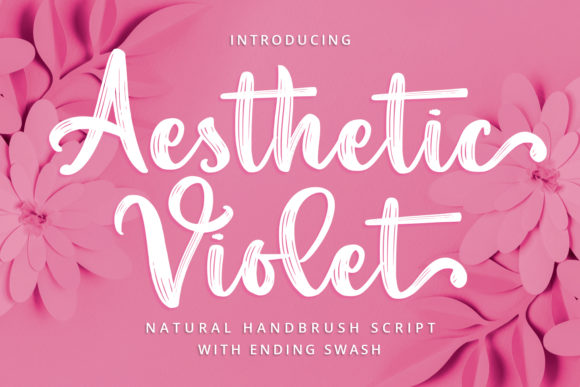 Aesthetic Violet Font Review for Social Media Campaigns