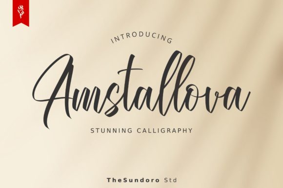 Amstallova: The Elegant Script Handwritten Fonts for Brand Identity