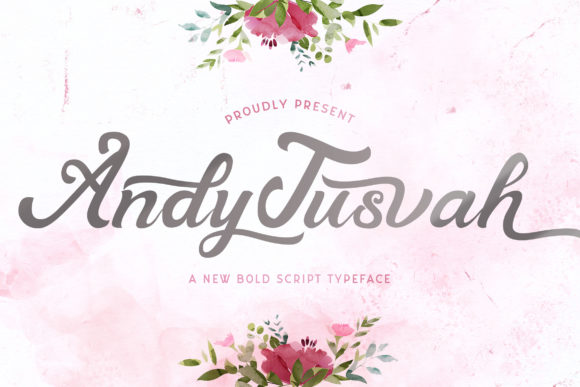 Andy Tusvah: Elegant Script Handwritten Fonts for Modern Web Design