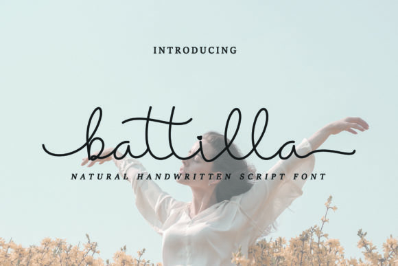 Battilla: The Elegant Script Handwritten Font for Polished Branding