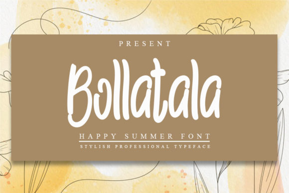 Bollatala: The Sweet Handwritten Font for Modern Web Design