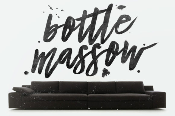 Bottle Massow Free Download: A Quirky Script for Modern Branding