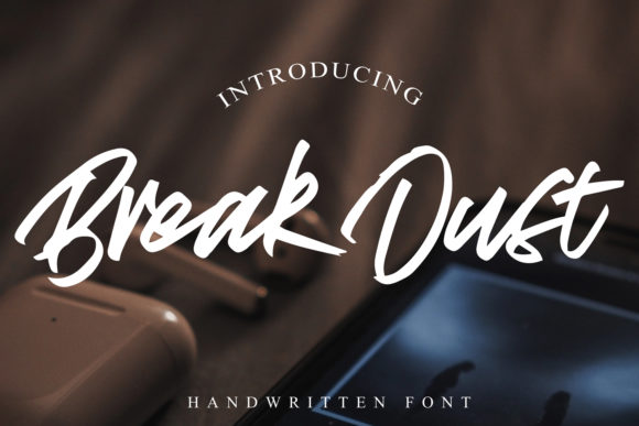 Break Dust Font for Handmade and Digital Creations