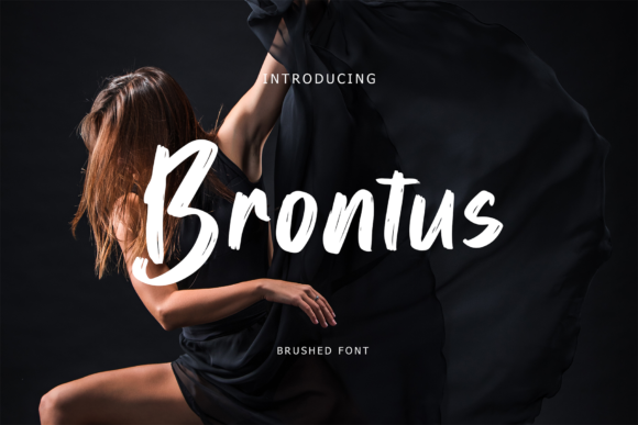 Brontus Font: A Modern Handwritten Typeface for Editorial Design