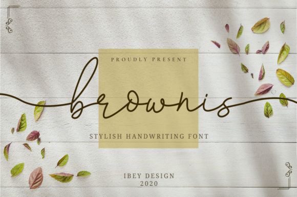 Brownis: A Handwritten Typeface for Modern Web Design
