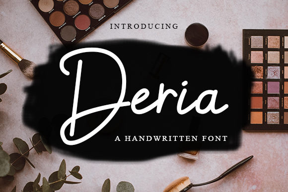 Deria Font Review: A Sweet Script Handwritten Typeface for Makers