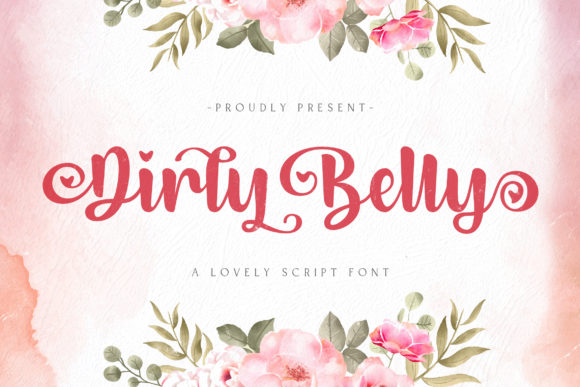 Dirly Belly Font: A Modern Handwritten Typeface for Editorial Design