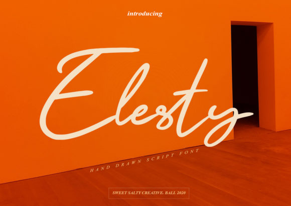 Elesty Script Handwritten Font Review