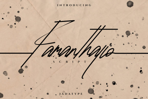 Famanthalio: The Elegant Script Handwritten Font for Boutique Branding