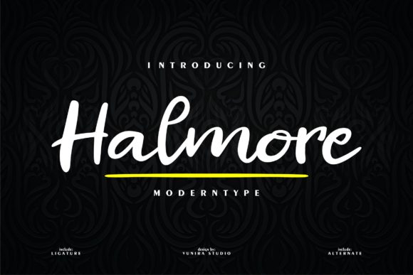 Halmore: The Elegant Handwritten Font for Polished Branding
