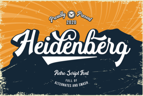 Heidenberg Font Review: A Vintage Script for Creative Branding