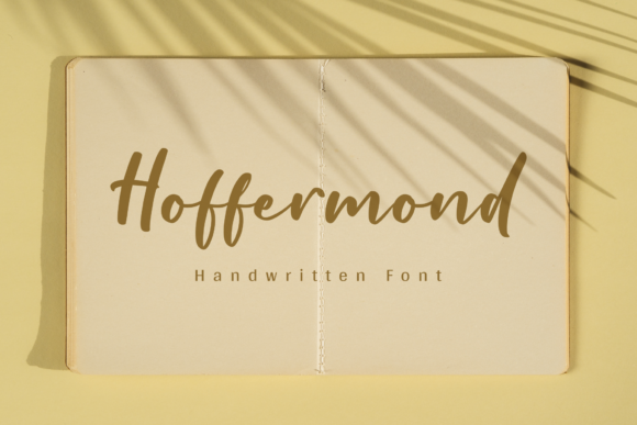 Hoffermond: A Modern Handwritten Font for Editorial Design