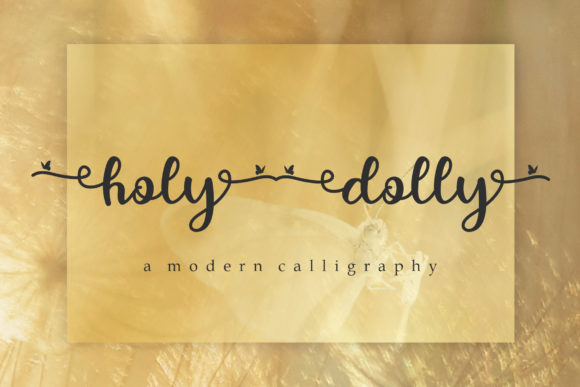 Holy Dolly: A Magical Handwritten Font for Designers