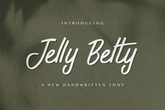 Jelly Belty: A Handwritten Font for Editorial Elegance