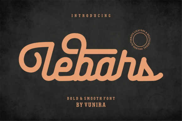 Lebars: The Exquisite Handwritten Font for Elegant Craft Projects