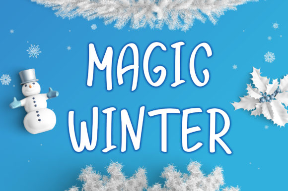 Magic Winter: The Handwritten Font for Scroll-Stopping Visuals