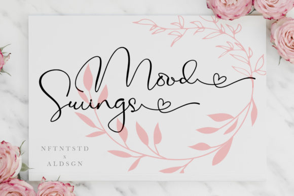 Mood Swings Script Handwritten Font for Elegant Branding