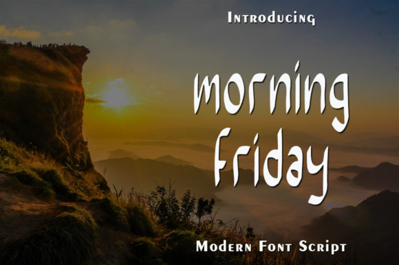 Morning Friday: A Handwritten Font for Editorial Elegance