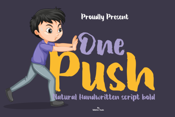 One Push Font for Professional and Creative Branding