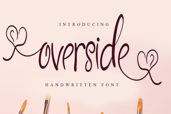 Overside Script Handwritten Font for Modern Branding