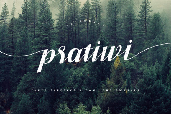Pratiwi Duo Font for Brand Identity and Stationery Design