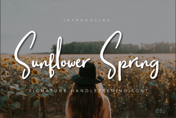 Sunflower Spring: A Fresh Script Handwritten Font