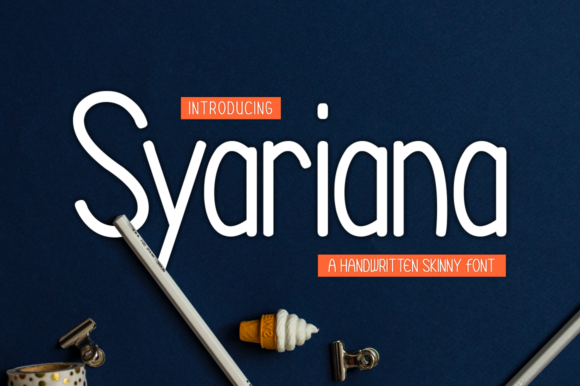 Syariana: A Sweet Handwritten Font for Crafters and Sellers