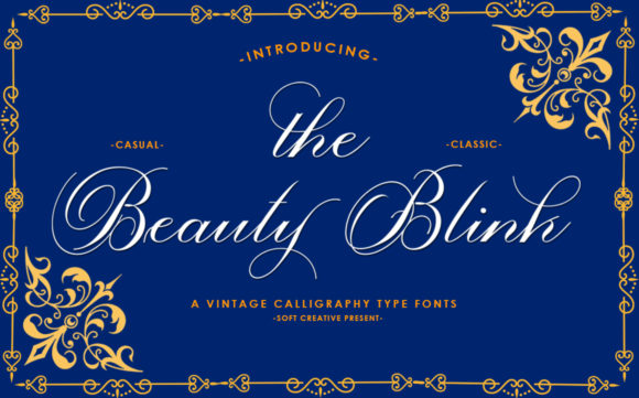 The Beauty Blink Script Handwritten Font for Modern Branding