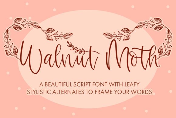 Walnut Moth: The Elegant Script Font for High-Converting Visuals