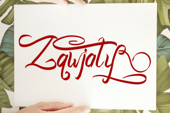 Zawjaty: The Elegant Script Handwritten Font for High-Impact Campaigns